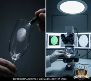 Dattiloscopia forense – rilevamento e analisi impronte digitali Italia Investigazioni Marche