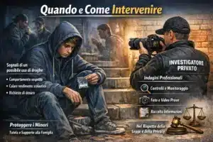 Investigatore privato per tutela minori e sospetto uso di stupefacenti – Italia Investigazioni Marche