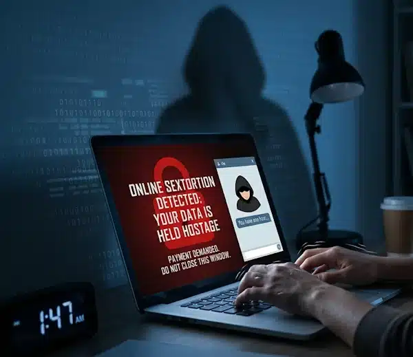 Sex extortion online