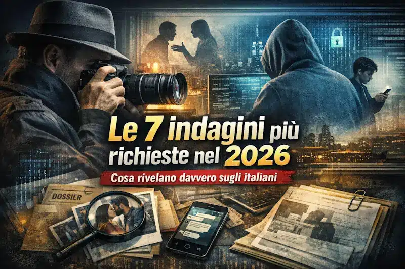 Le 7 indagini più richieste nel 2026